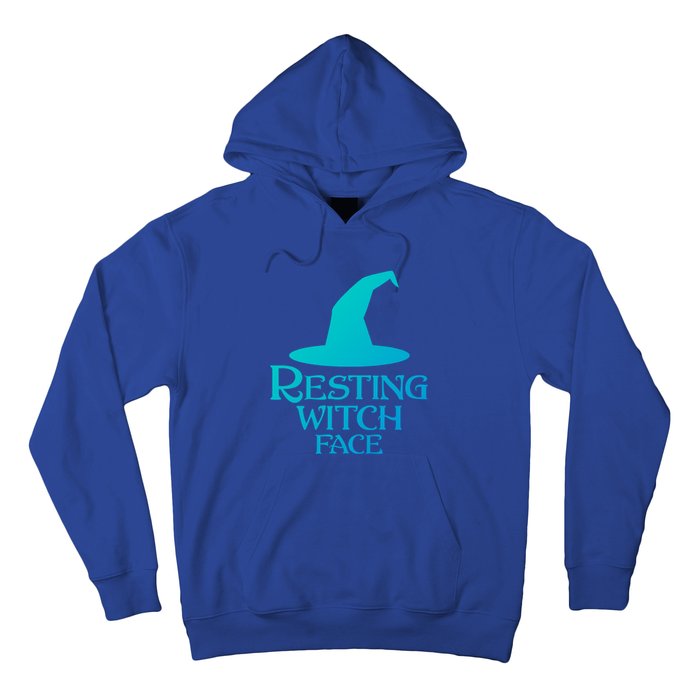 Resting Witch Face Silly Halloween Gift Hoodie