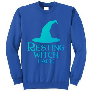 Resting Witch Face Silly Halloween Gift Sweatshirt