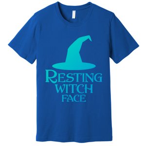 Resting Witch Face Silly Halloween Gift Premium T-Shirt