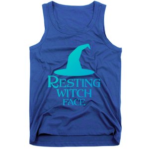 Resting Witch Face Silly Halloween Gift Tank Top