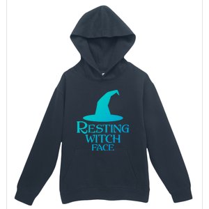 Resting Witch Face Silly Halloween Gift Urban Pullover Hoodie