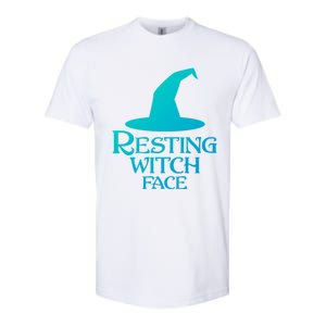 Resting Witch Face Silly Halloween Gift Softstyle CVC T-Shirt