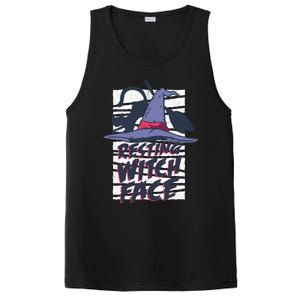 Resting Witch Face Halloween Meaningful Gift PosiCharge Competitor Tank