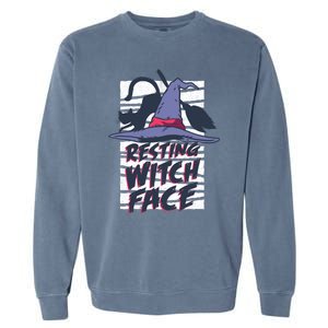 Resting Witch Face Halloween Meaningful Gift Garment-Dyed Sweatshirt