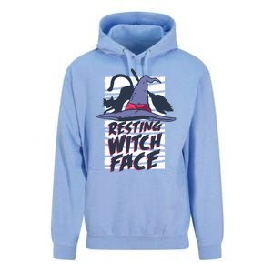 Resting Witch Face Halloween Meaningful Gift Unisex Surf Hoodie