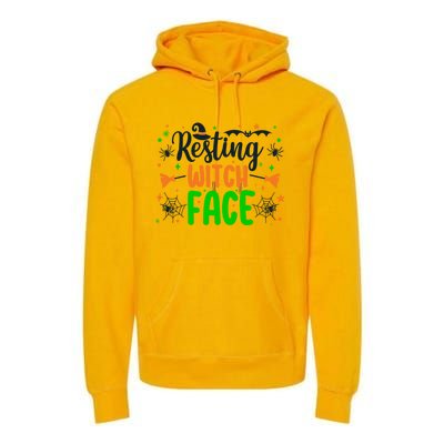 Resting Witch Face Spooky Halloween Vibes Meaningful Gift Premium Hoodie