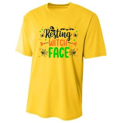 Resting Witch Face Spooky Halloween Vibes Meaningful Gift Performance Sprint T-Shirt