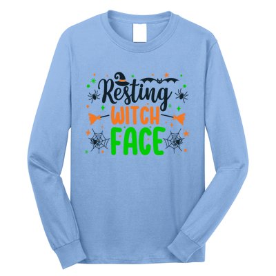 Resting Witch Face Spooky Halloween Vibes Meaningful Gift Long Sleeve Shirt