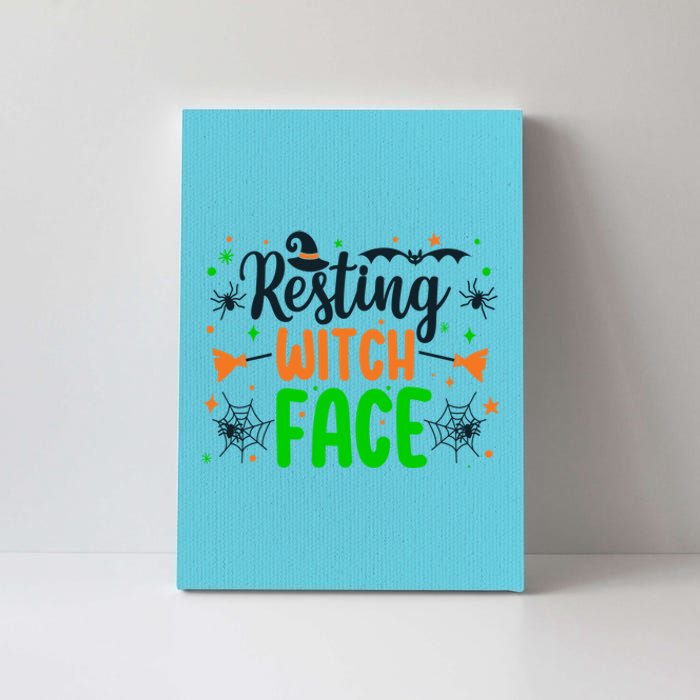 Resting Witch Face Spooky Halloween Vibes Meaningful Gift Canvas