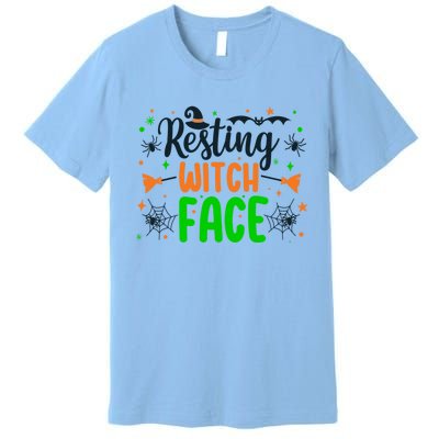 Resting Witch Face Spooky Halloween Vibes Meaningful Gift Premium T-Shirt