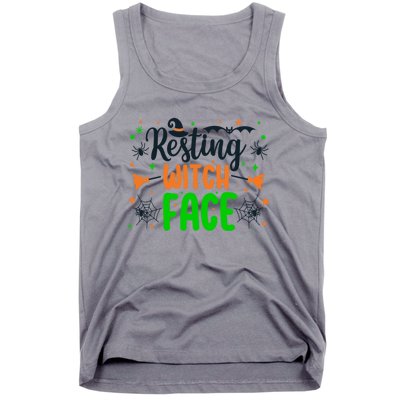 Resting Witch Face Spooky Halloween Vibes Meaningful Gift Tank Top