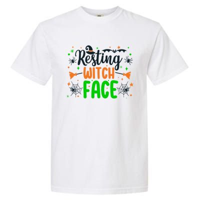 Resting Witch Face Spooky Halloween Vibes Meaningful Gift Garment-Dyed Heavyweight T-Shirt