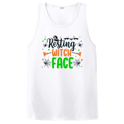 Resting Witch Face Spooky Halloween Vibes Meaningful Gift PosiCharge Competitor Tank