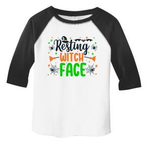 Resting Witch Face Spooky Halloween Vibes Meaningful Gift Toddler Fine Jersey T-Shirt