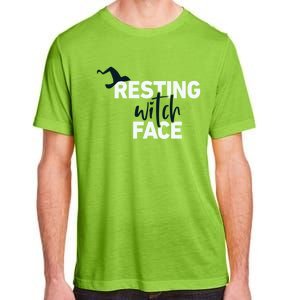 Resting Witch Face Halloween Witch Hat Black Gift Adult ChromaSoft Performance T-Shirt