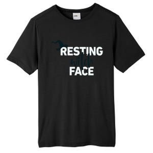 Resting Witch Face Halloween Witch Hat Black Gift Tall Fusion ChromaSoft Performance T-Shirt