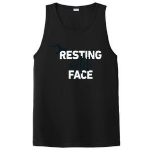 Resting Witch Face Halloween Witch Hat Black Gift PosiCharge Competitor Tank