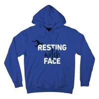 Resting Witch Face Halloween Witch Hat Black Gift Hoodie