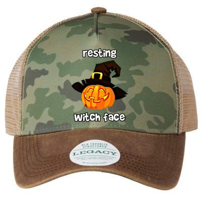 Resting Witch Face Great Gift Legacy Tie Dye Trucker Hat