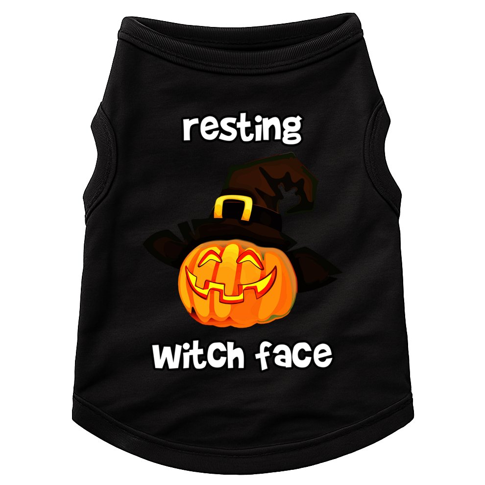 Resting Witch Face Great Gift Doggie Tank