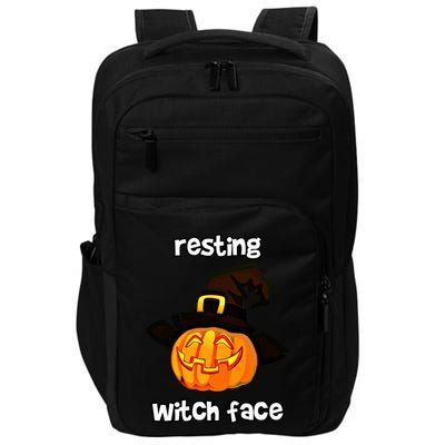 Resting Witch Face Great Gift Impact Tech Backpack