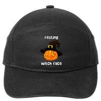 Resting Witch Face Great Gift 7-Panel Snapback Hat