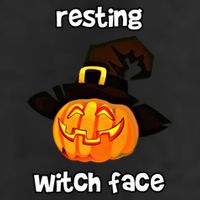 Resting Witch Face Great Gift Adult Drive Performance Visor