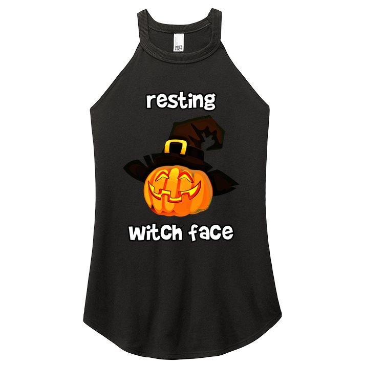 Resting Witch Face Great Gift Women's Perfect Tri Rocker Tank
