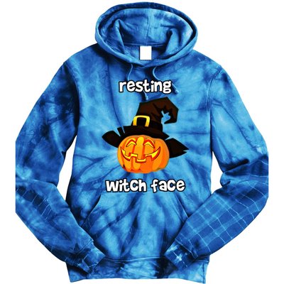 Resting Witch Face Great Gift Tie Dye Hoodie