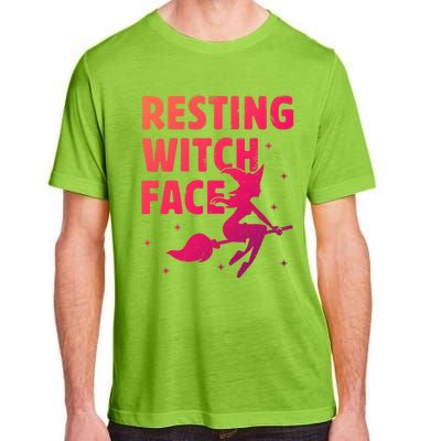 Resting Witch Face Gift Witches Halloween Costume Gift Adult ChromaSoft Performance T-Shirt