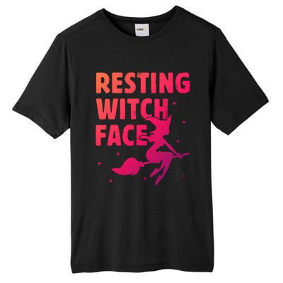 Resting Witch Face Gift Witches Halloween Costume Gift Tall Fusion ChromaSoft Performance T-Shirt