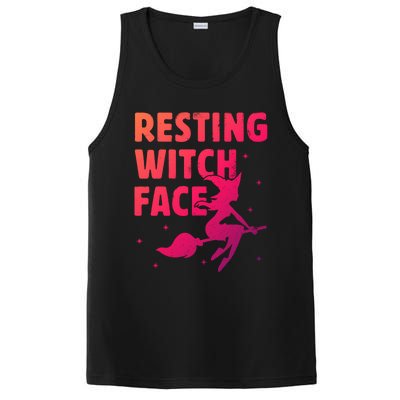 Resting Witch Face Gift Witches Halloween Costume Gift PosiCharge Competitor Tank