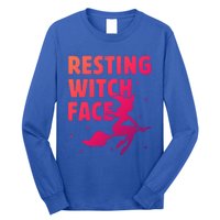 Resting Witch Face Gift Witches Halloween Costume Gift Long Sleeve Shirt