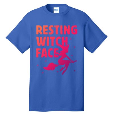 Resting Witch Face Gift Witches Halloween Costume Gift Tall T-Shirt