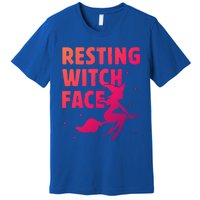 Resting Witch Face Gift Witches Halloween Costume Gift Premium T-Shirt