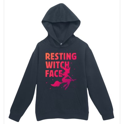 Resting Witch Face Gift Witches Halloween Costume Gift Urban Pullover Hoodie