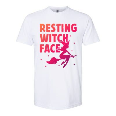 Resting Witch Face Gift Witches Halloween Costume Gift Softstyle CVC T-Shirt