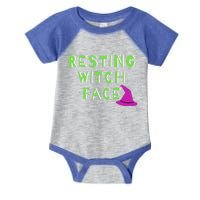 Resting Witch Face Halloween Statet Cool Gift Infant Baby Jersey Bodysuit