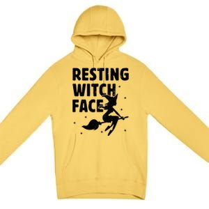 Resting Witch Face Cool Gift Witches Halloween Costume Gift Cute Gift Premium Pullover Hoodie