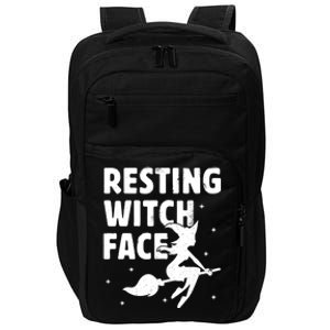 Resting Witch Face Cool Gift Witches Halloween Costume Gift Cute Gift Impact Tech Backpack