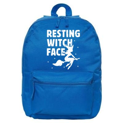 Resting Witch Face Cool Gift Witches Halloween Costume Gift Cute Gift 16 in Basic Backpack