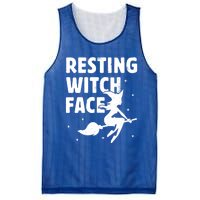 Resting Witch Face Cool Gift Witches Halloween Costume Gift Cute Gift Mesh Reversible Basketball Jersey Tank