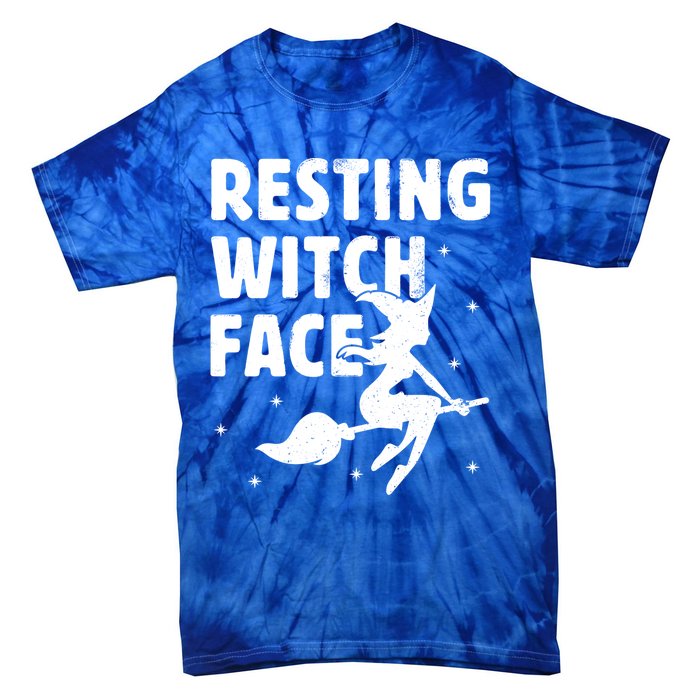 Resting Witch Face Cool Gift Witches Halloween Costume Gift Cute Gift Tie-Dye T-Shirt