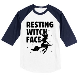 Resting Witch Face Cool Gift Witches Halloween Costume Gift Cute Gift Baseball Sleeve Shirt