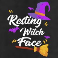 Resting Witch Face Gift Broomstick Fun Spooky Party Gift 11oz C Handle Ceramic Mug