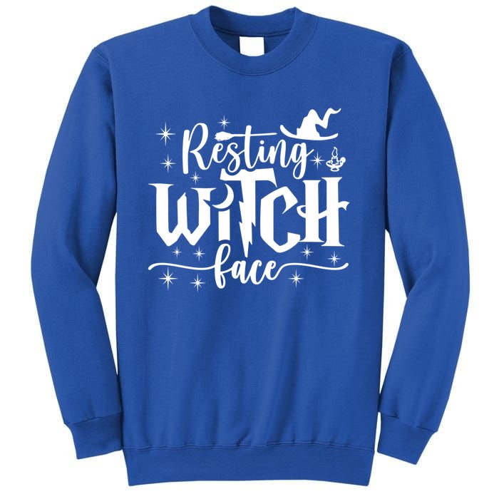 Resting Witch Face Cool Gift Funny Halloween Gift Sweatshirt