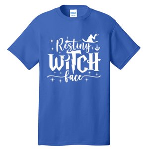 Resting Witch Face Cool Gift Funny Halloween Gift Tall T-Shirt