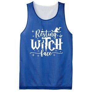 Resting Witch Face Cool Gift Funny Halloween Gift Mesh Reversible Basketball Jersey Tank