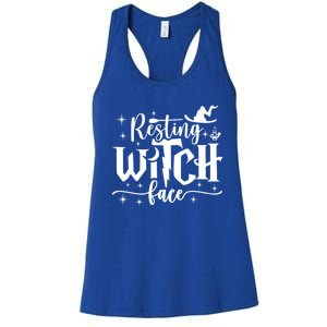 Resting Witch Face Cool Gift Funny Halloween Gift Women's Racerback Tank