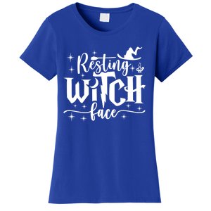 Resting Witch Face Cool Gift Funny Halloween Gift Women's T-Shirt